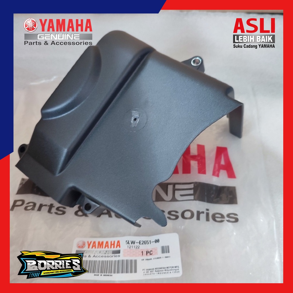 COVER CAVER MESIN KIRI MIO SPORTY SMLIE NOUVO ORIGINAL ORI YAMAHA 5LW-E2651-00