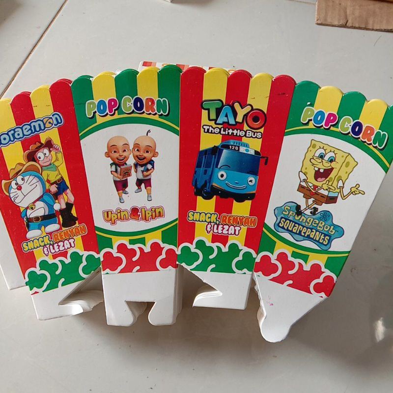 

kertas bungkus POPCORN / terlaris / terbaru / 14x8