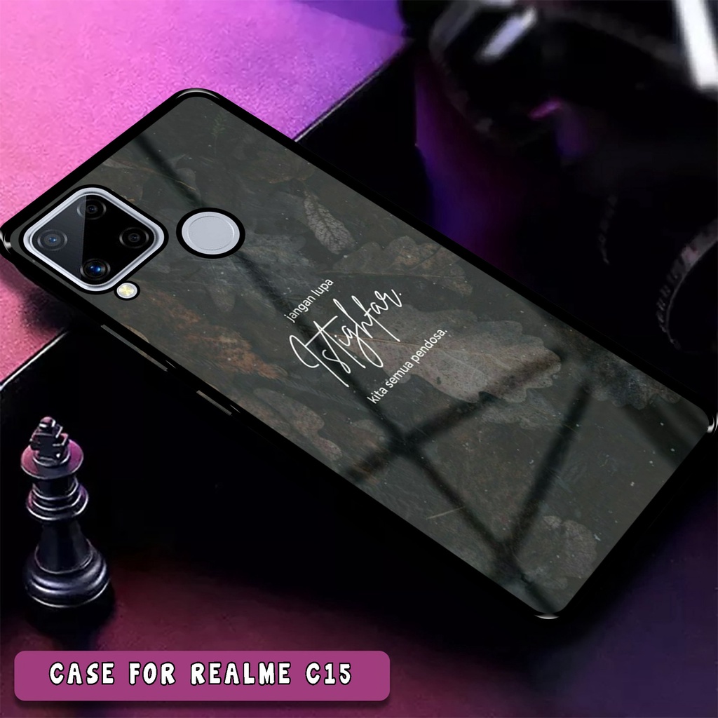 Case REALME C15 - Casing REALME C15 [ QUOTES ] Silikon REALME C15 - Case Hp - Case Mewah - Cassing H