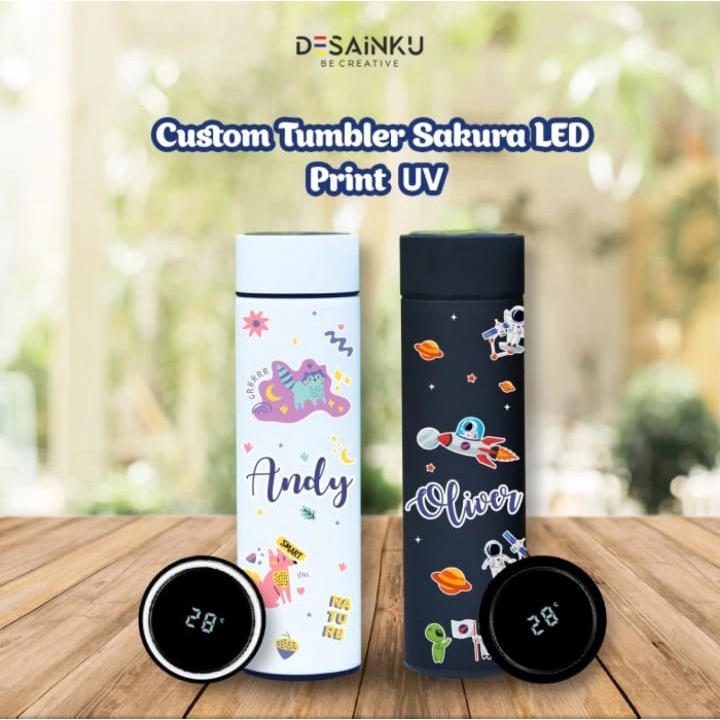 Tumbler / Botol Minum Promosi Murah / Print Tumbler Stainless Custom