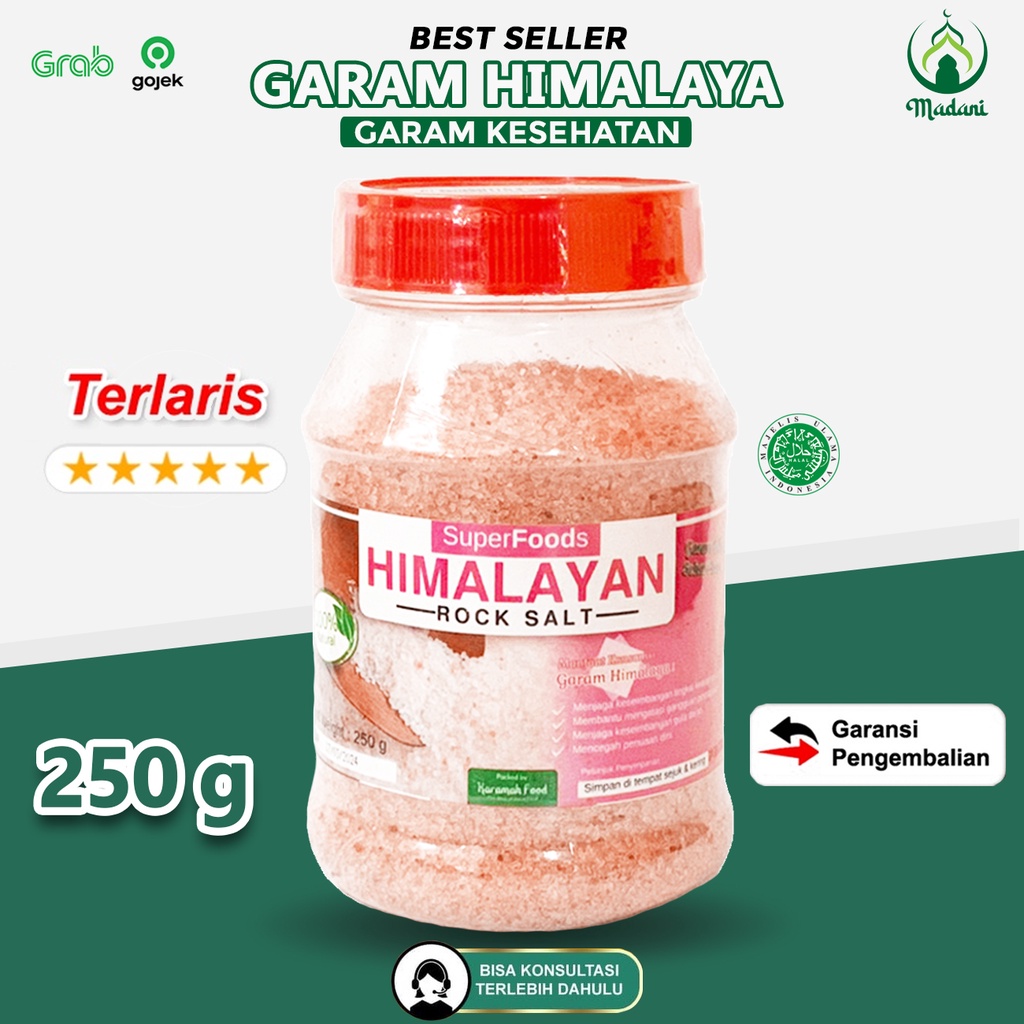 

Garam Himalaya Original Organik – Himalayan Salt 250gr
