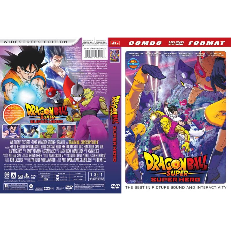 Kaset DVD DRAGON BALL SUPER : Super Hero (2022)