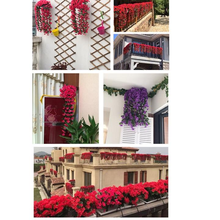 HOT BG / COD / Bunga Juntai Plastik Bunga Rambat Sintetis Tanaman Hias Gantung Osear Artificial / Bu