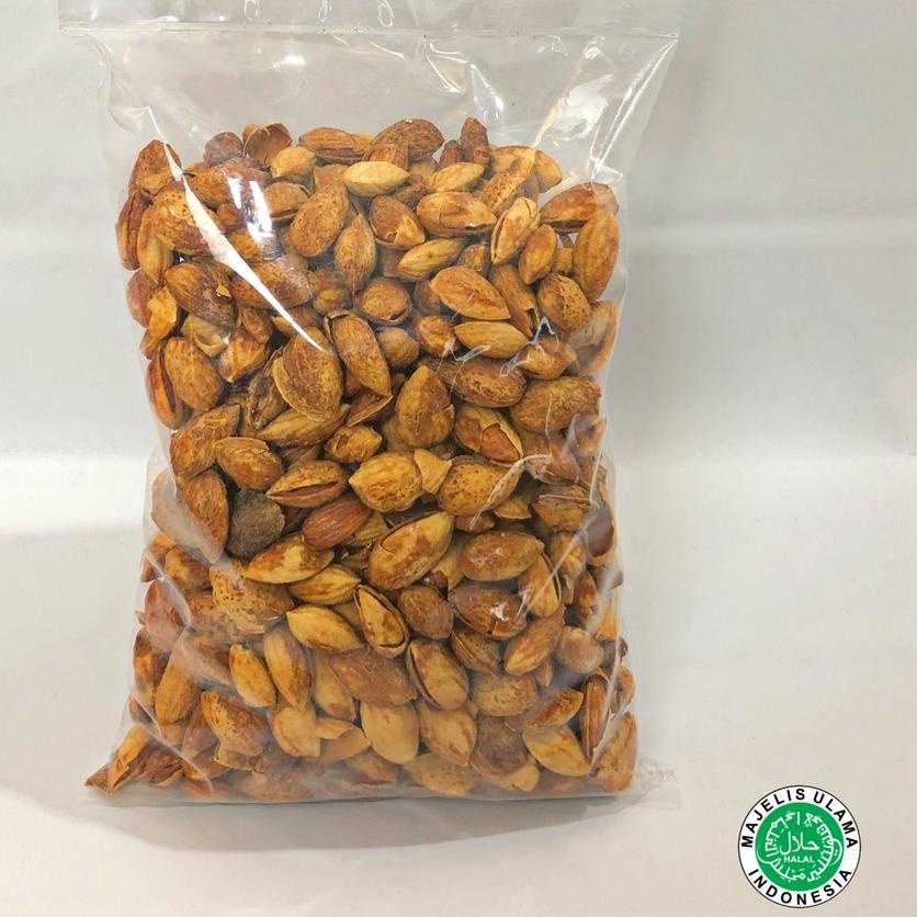 

SALE✅[ COD ] Kacang Almond panggang 1kg / Oleh-oleh haji dan Umroh|KD9