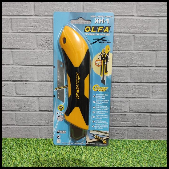 

Cutter Olfa Xh-1 25Mm Extra Heavy Duty Ratchet Wheel Lock Anti Slip