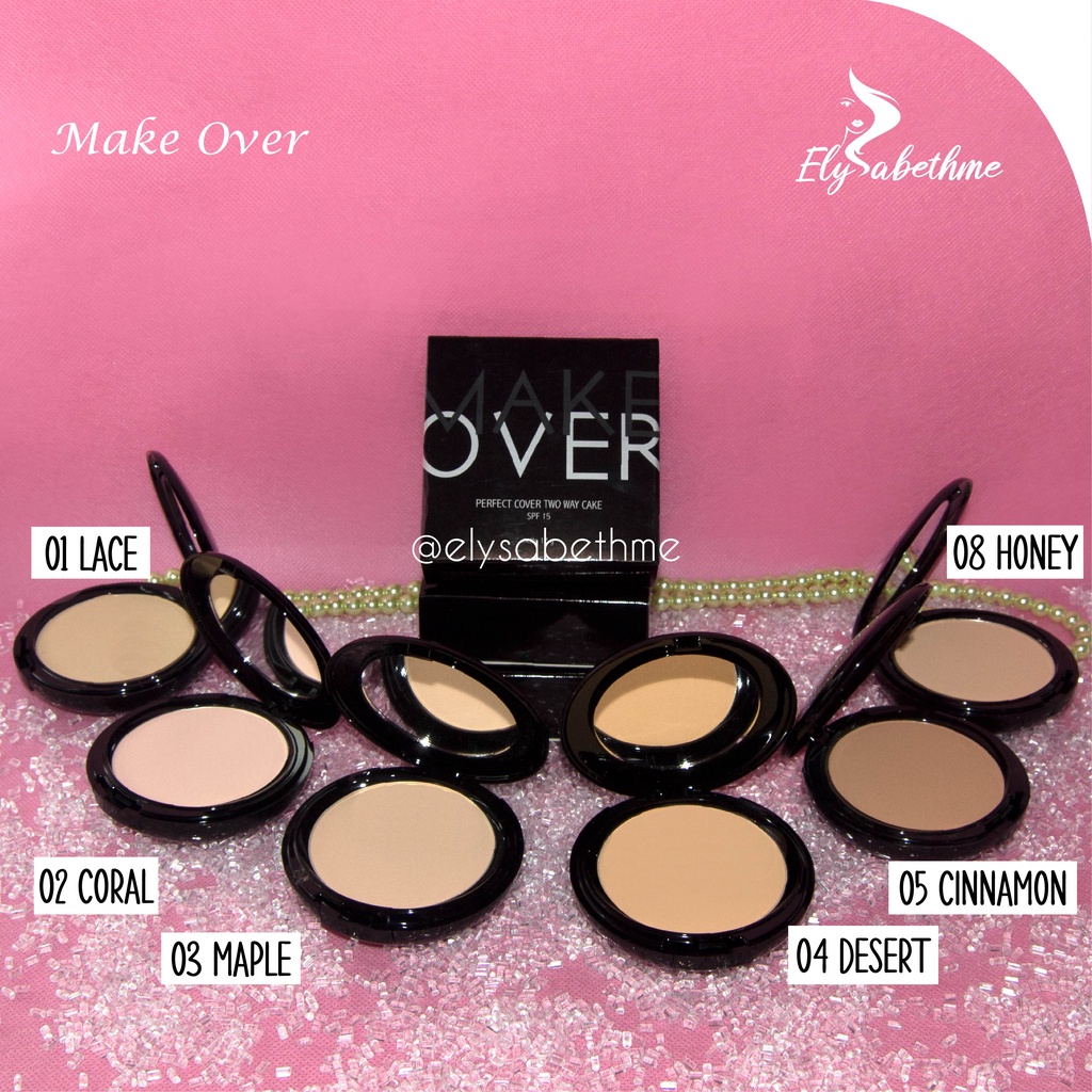 ✿ELYSABETHME✿ 𝓶𝓪𝓴𝓮𝓸𝓿𝓮𝓻 Make over TWC pedak padat tahan badai awet seharian two way cake