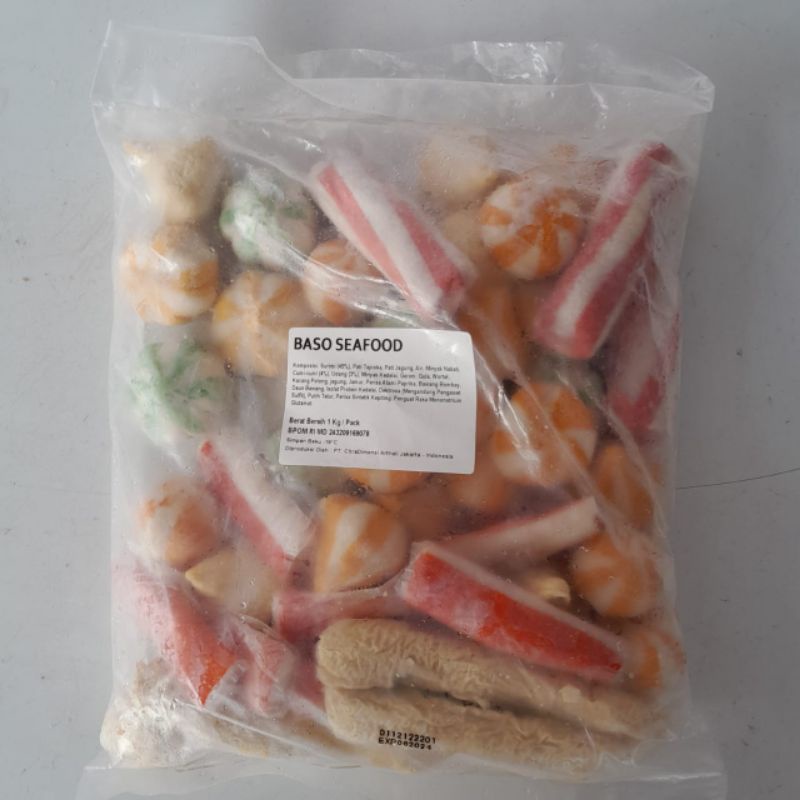 Mix Seafood Curah Cedea Tomyam / Sukiyaki 1kg Frozen Food