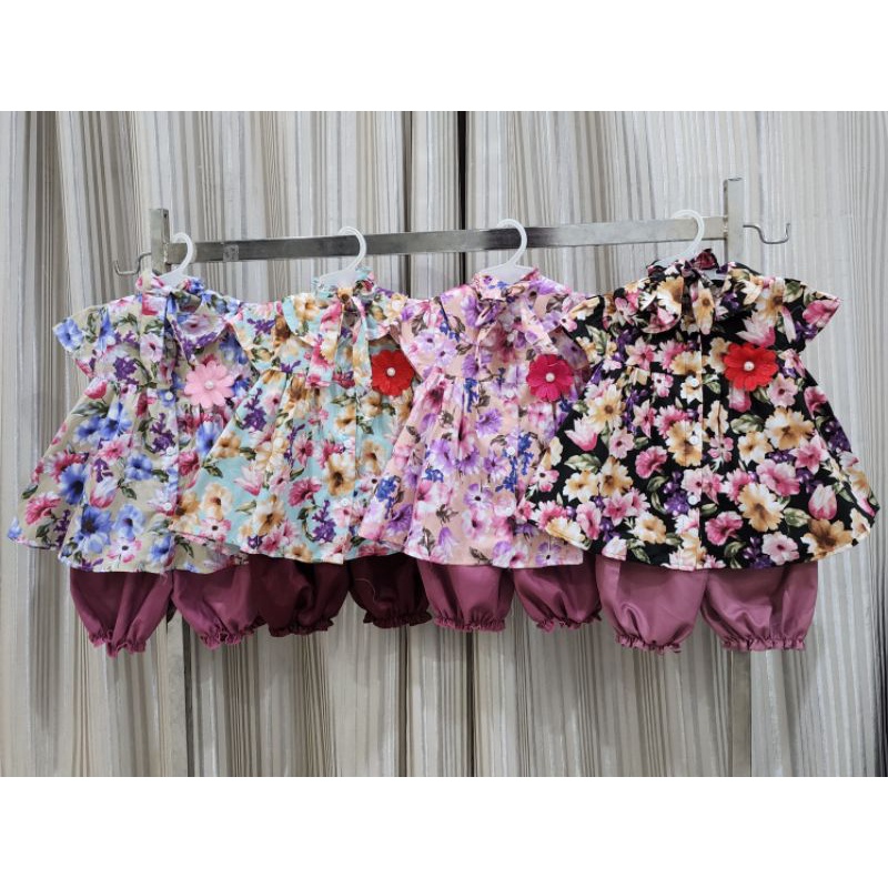 baju bayi perempuan stelan *Syakira*