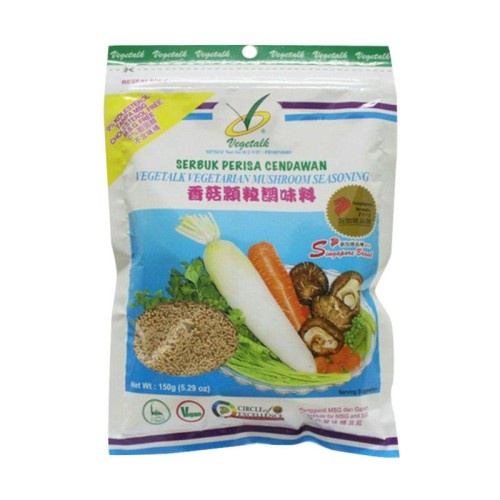 

Vegetalk Vegetarian Mushroom Seasoning Non Msg 150gr | Bumbu Masak