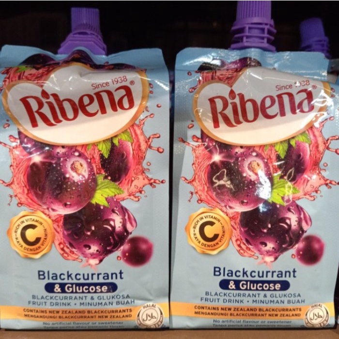 

ribena blackcurrant & glucose drink 330ml