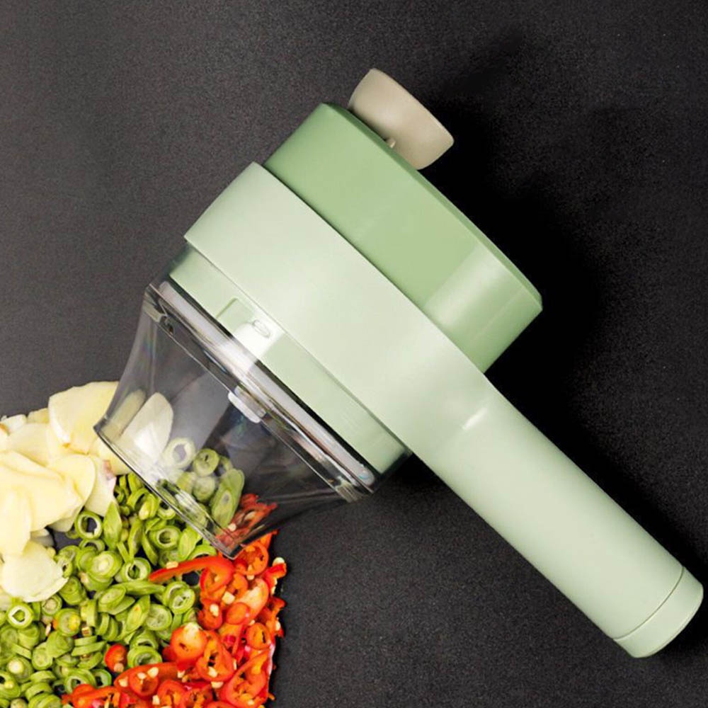 Chopper Electric Hand Held 2 In 1 GB48 - PARUTAN MINI FOOD CHOPPER PENGHALUS DAN PEMOTONG SAYURAN COOKING HAMMER / Palu Masakan Automatis USB PORTABEL