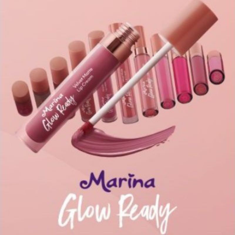 Marina Glow Ready Velvet Matte Lip Cream