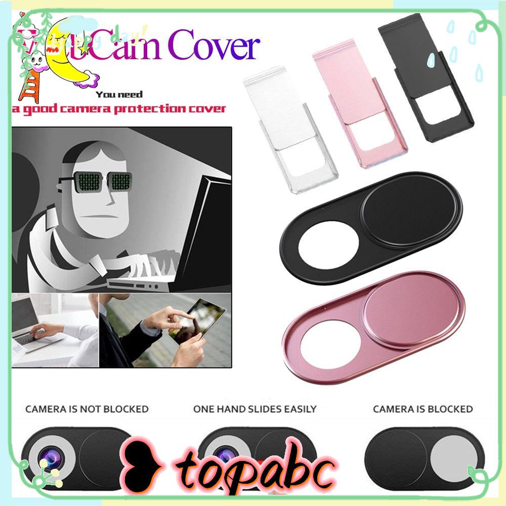 Top Metal Webcam Cover Penutup Pelindung Universal Shield Blocker Geser Rana