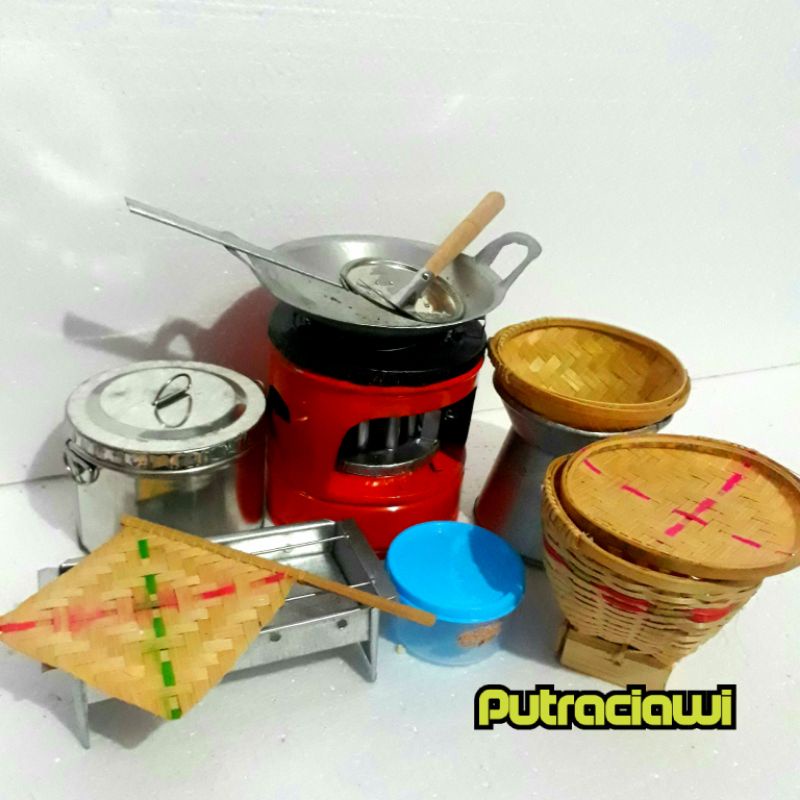 Alat Masak Masakan Anak Tradisional / Peralatan Masak Masak Anak Paket Toples Mini