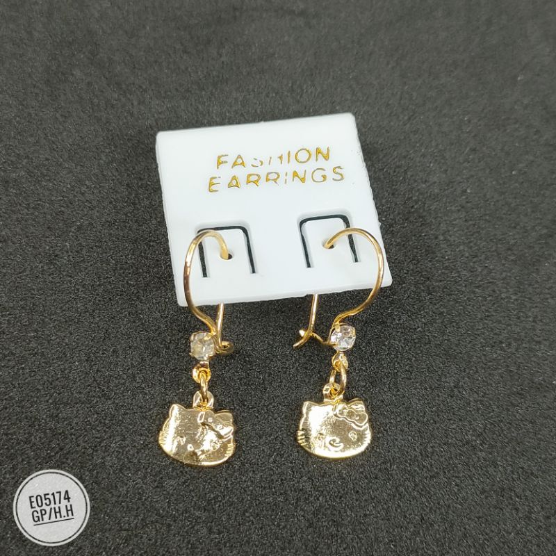 Anting Fashion Wanita HK Warna 24k E05174