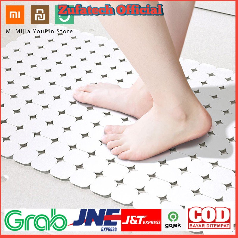 Keset/Keset dapur/Mi Qualitell Keset Dapur Kamar Mandi Premium Anti-slip Size S - White