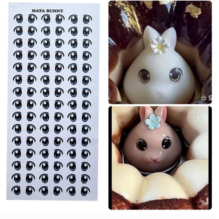 

❀❀ Edible Stamp / edible picture / stiker makanan / mata / emoji / face 1