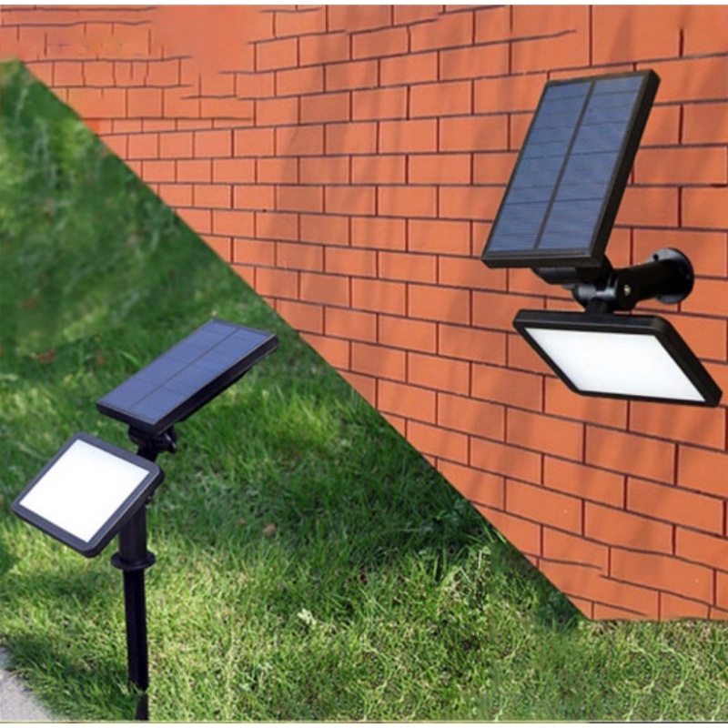 LAMPU TAMAN LAMPU OUTDOOR SOLAR POWER TENAGA MATAHARI 48 LED