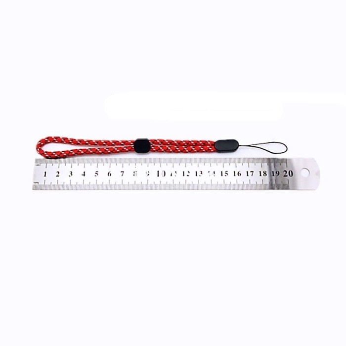 Tali HP Silicon Pendek /Tali HP Nylon Adjuster /Tali Ring HP Sporty Lanyard Adjustable 20cm Nylon Hand