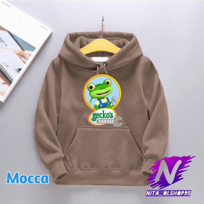 gecko garage hoodie anak gecko's garage