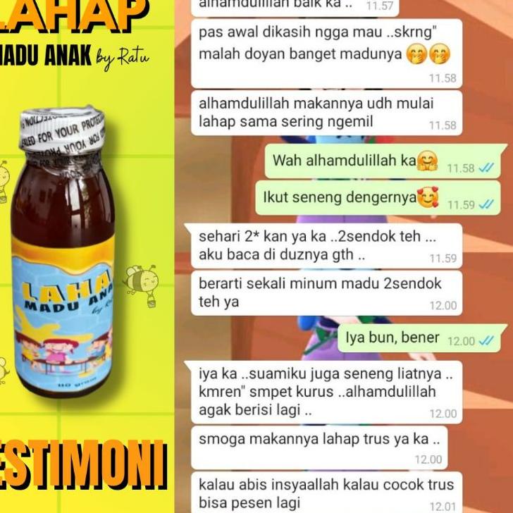 

Diskon Promo❄➳ 0Z9EL LAHAP MADU ANAK 92 Ready Stok