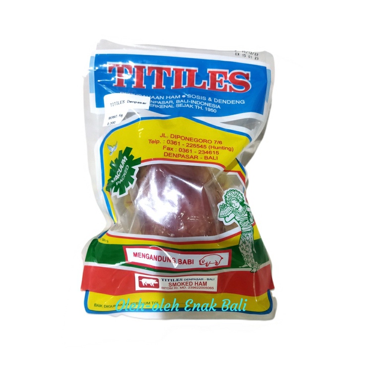 

Smoked Ham Titiles 250gr