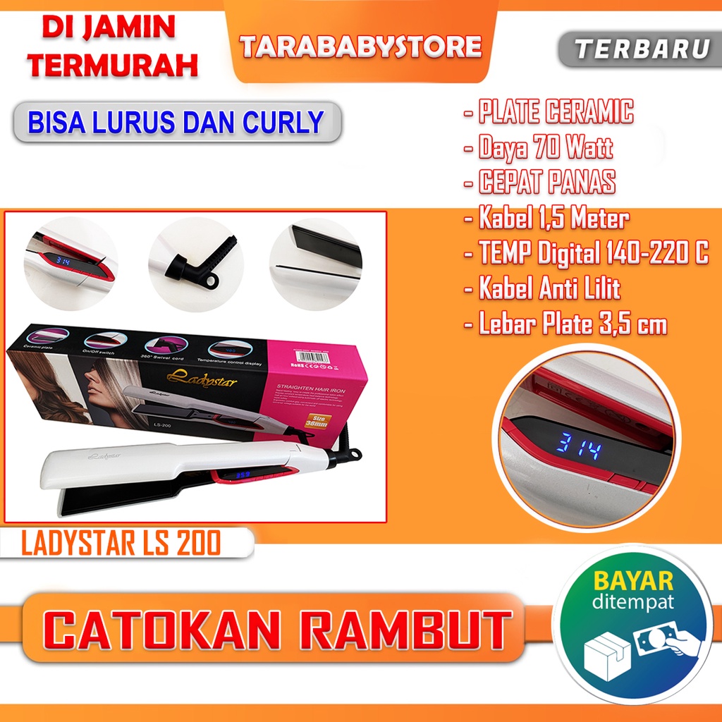 CATOKAN LADYSTAR LS 200 , CATOKAN Salon , bisa untuk smoothing , ada ion , super awet