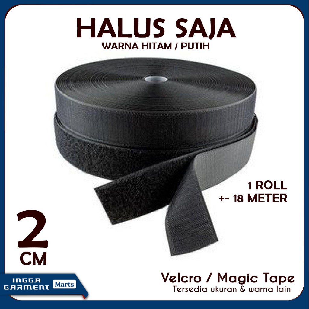 

VELCRO 2 CM MAGIC TAPE HALUS 18 METER