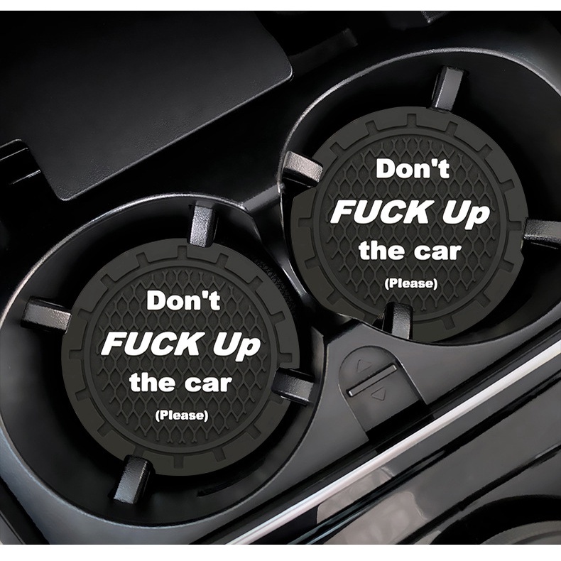 Tatakan Gelas Karet Mobil Cup Holder Tahan Air Debu Protection Pad Aksesoris Styling Mobil