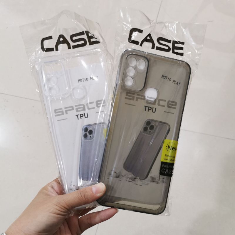 CASE INFINIX HOT 10 PLAY / HOT 11 PLAY CASE CLEAR SPACE BENING PROTEC CAMERA