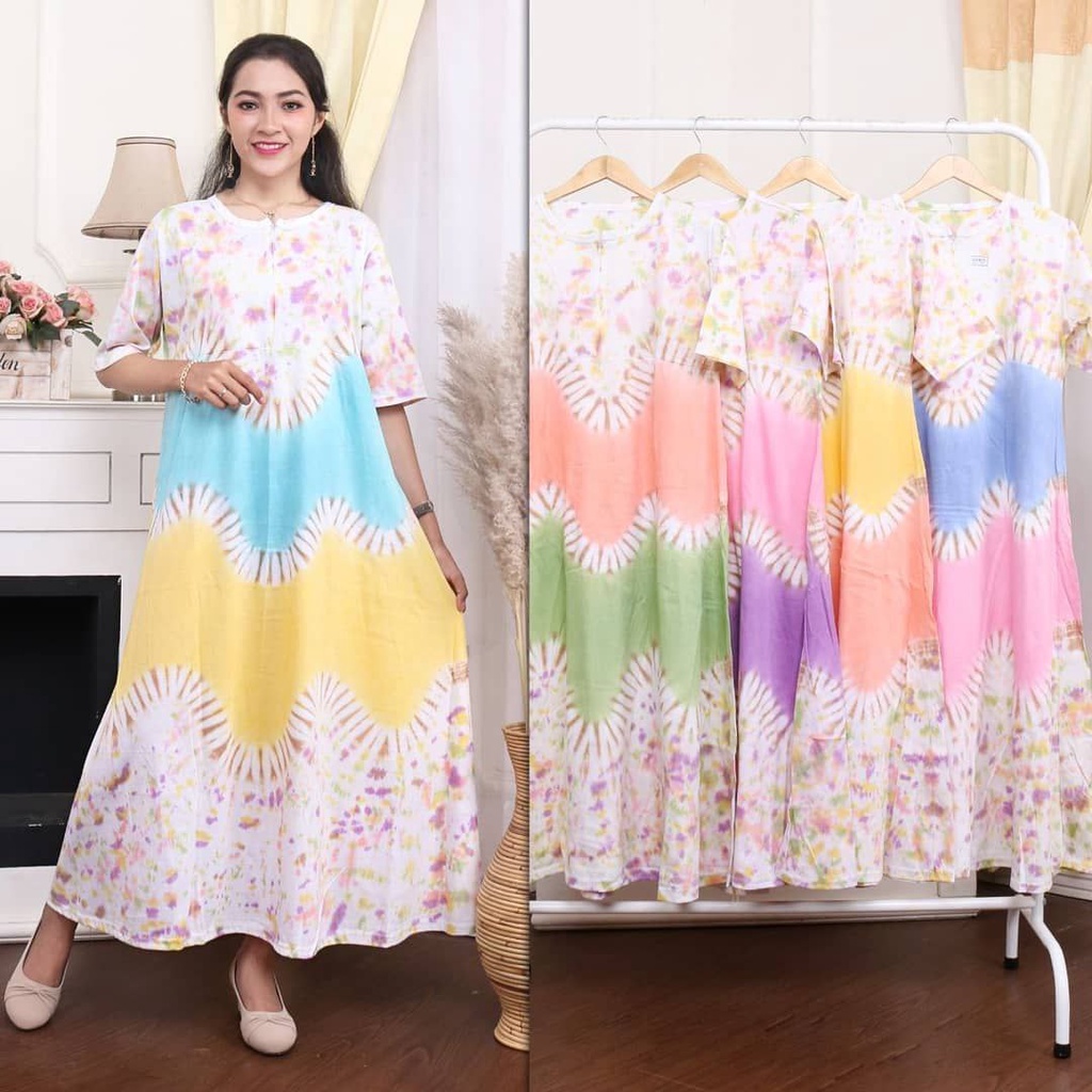 DASTER KAOS JUMBO PANJANG LENGAN PENDEK BUSUI BUMIL KEKINIAN KATUN ADEM MURAH