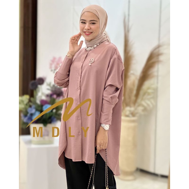 Kemeja Atasan Wanita Orion Shirt by Mdly Oversize