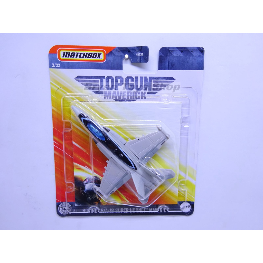 Matchbox Sky Busters Top Gun Maverick Boeing F/A-18 Super Hornet Maverick Pesawat