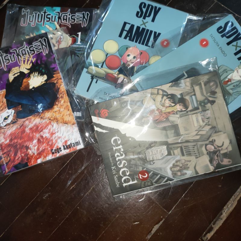PRELOVED KOMIK JJK, SPY X FAM, ERASED