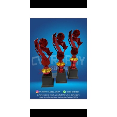 trophy piala bola futsal