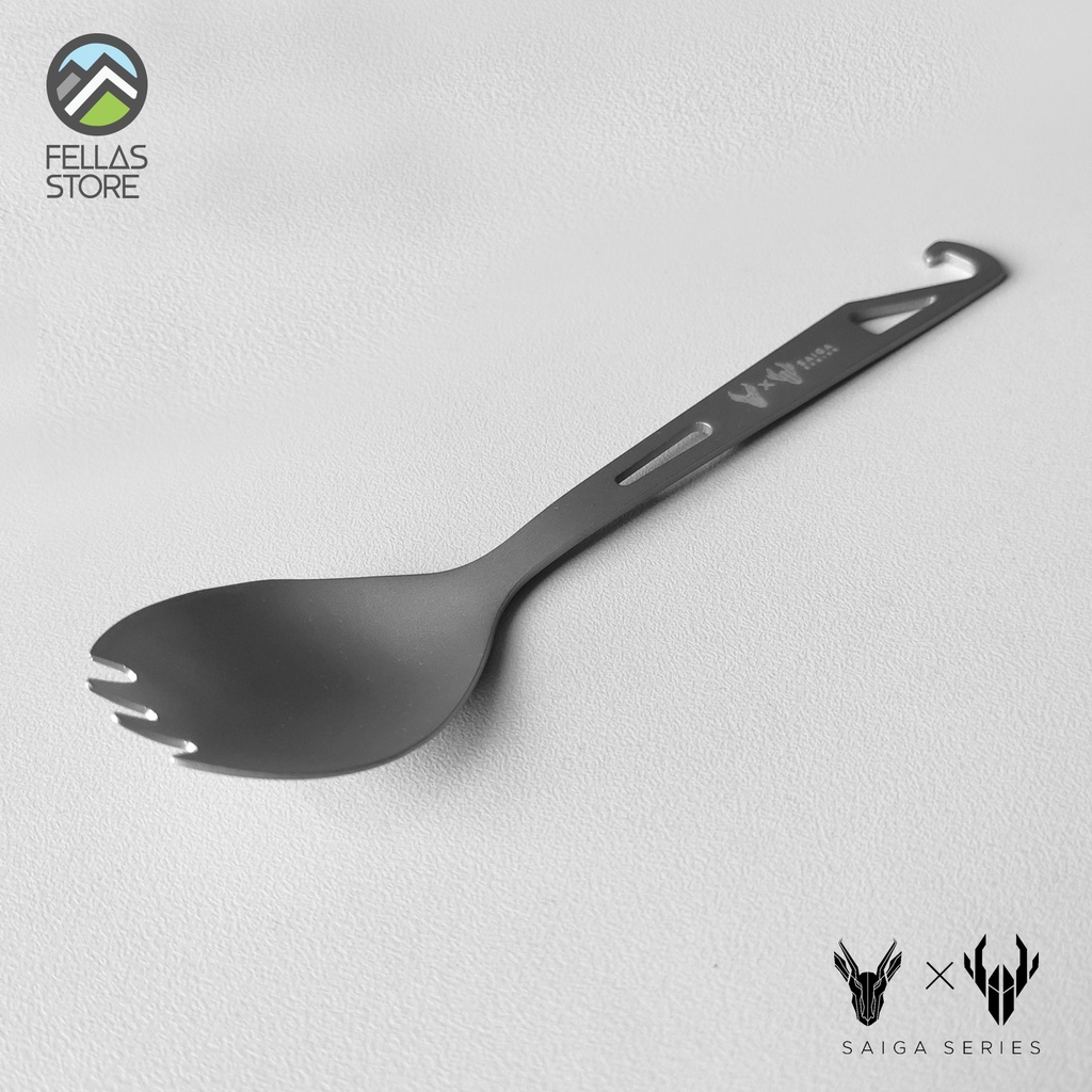 Saiga - Titanium Spork w/ Bottle Opener