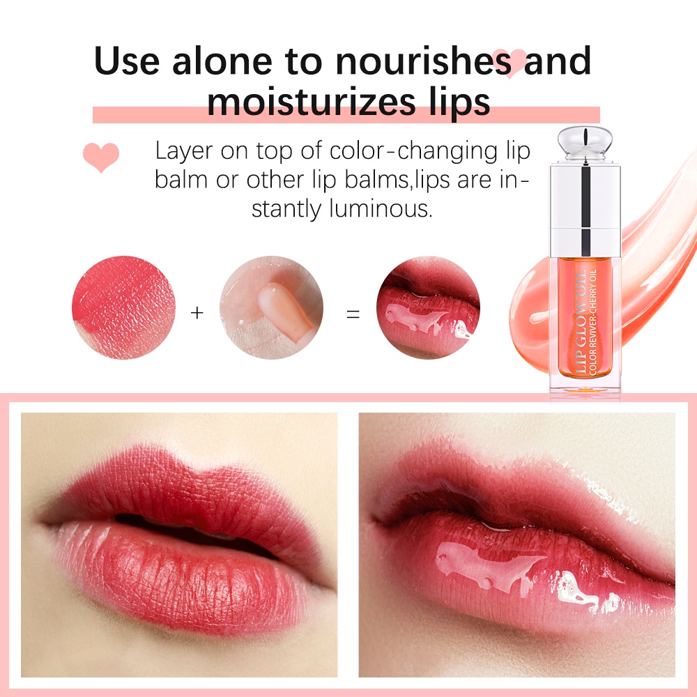 【 Baru】IBCCCNDC Lip Serum Lipstick Dior Lip Tattoo Transparant Glasting Lip Balm Moisturize Repair Nourish Reduce Wrinkles Lip Glow Oil Lip Gloss