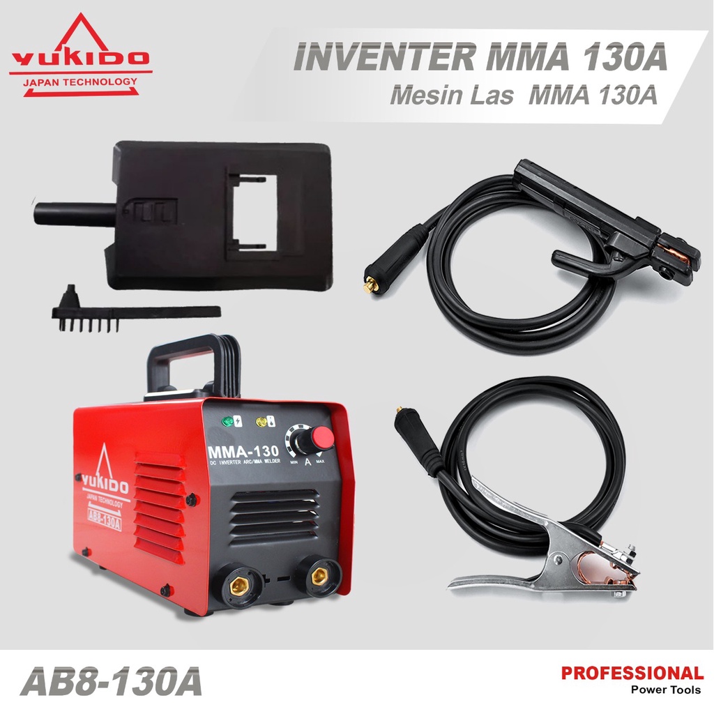Mesin Las YUKIDO Inverter MMA 120 IGBT 400+ watt / Mesin las / Mesin trafo las / welding