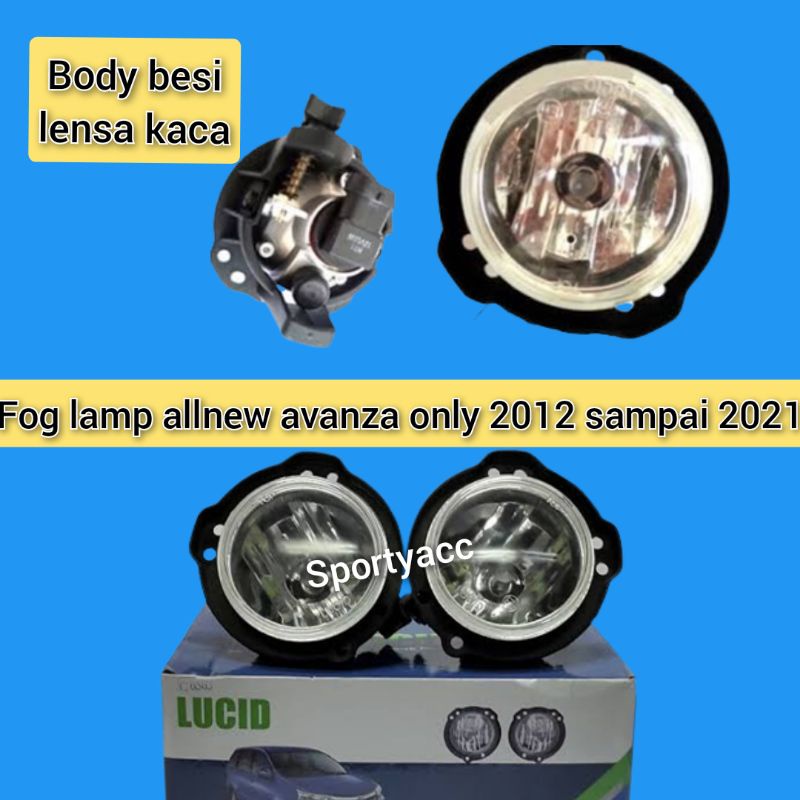 fog lamp allnew avanza xenia 2012 sampai 2021 only