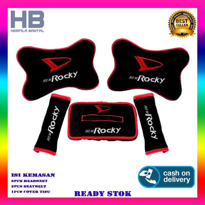 all new rocky bantal headrest daihatsu all new rocky aksesoris interior rocky