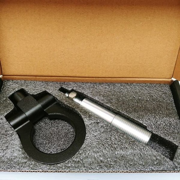 Towing Hook Depan Derek Mobil Datsun Go Merah Hitam Biru