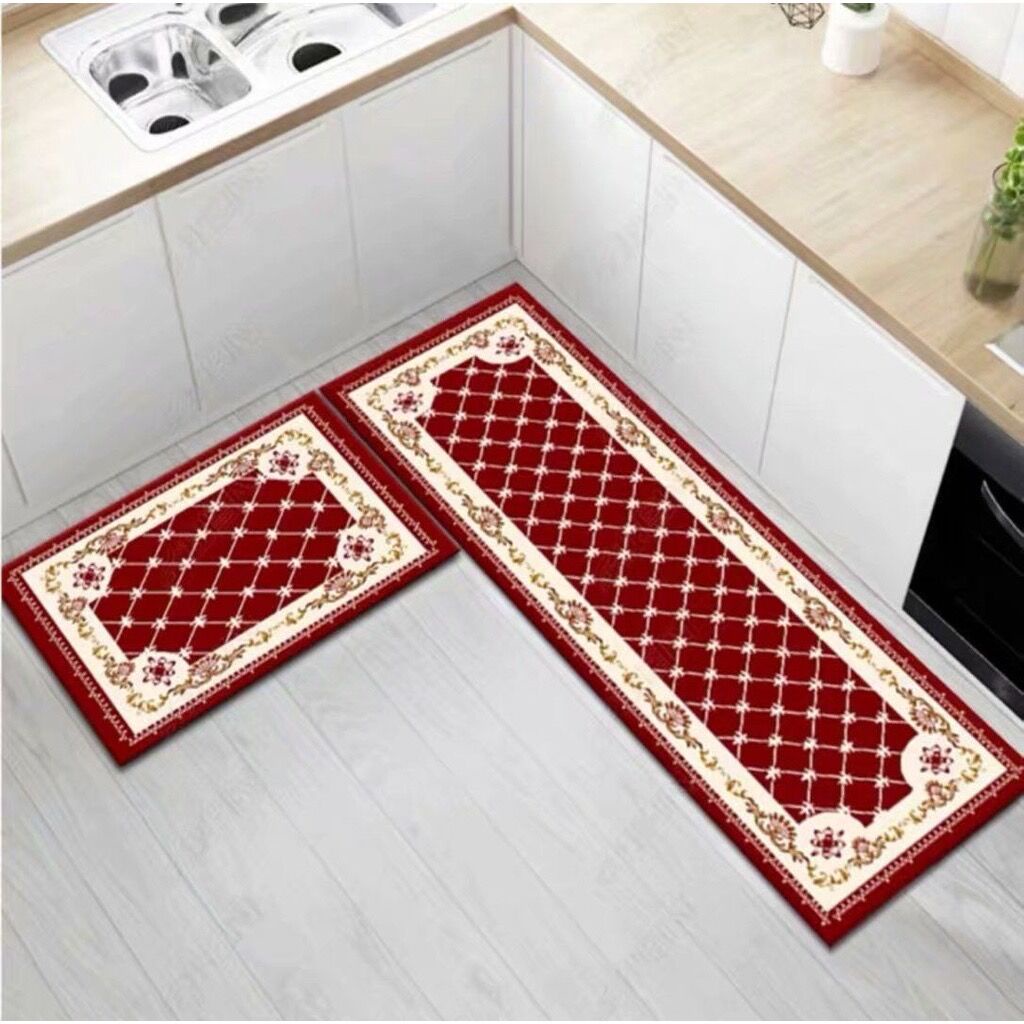 Utama Jakarta Baru - (Motif 51-83) Keset Kaki Dapur Set 2 in 1 40x60 dan 40x120