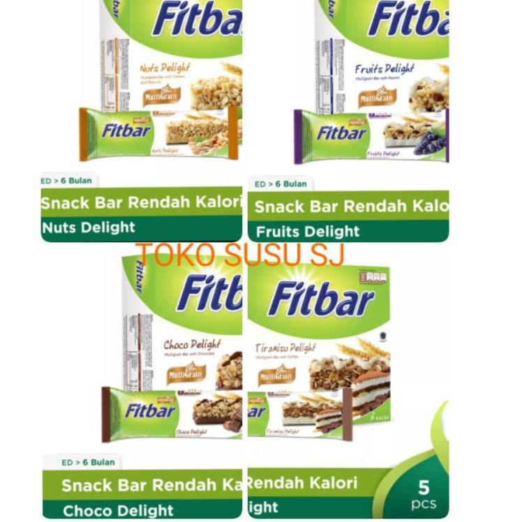 

Bayar Di Tempat✡ FITBAR MULTIGRAIN 5 X 22 G TIRAMISU FRUITS NUTS CHOCO DELIGHT/ FIT BAR V48 ✮