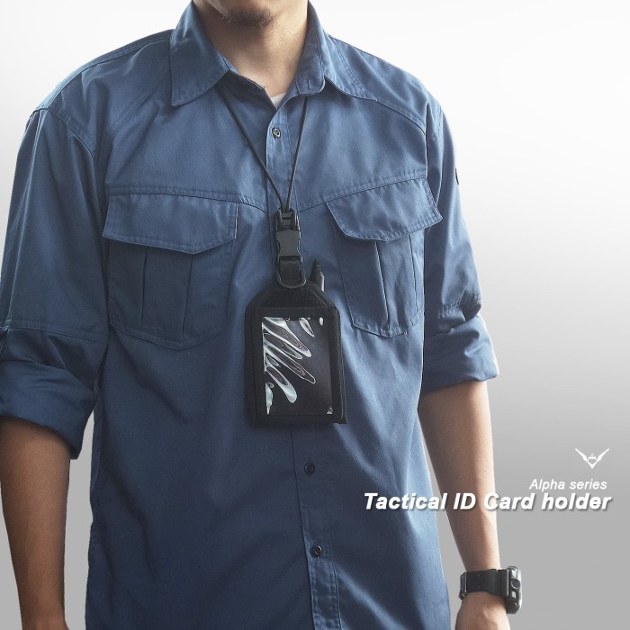 

BERKUALITAS Numerus Tactical ID Card holder - Alpha series / lanyard / identity Code 3660