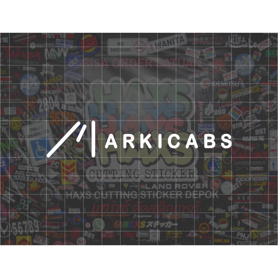 Cutting Sticker Markicabs Ukuran 10 cm Untuk Motor Mobil