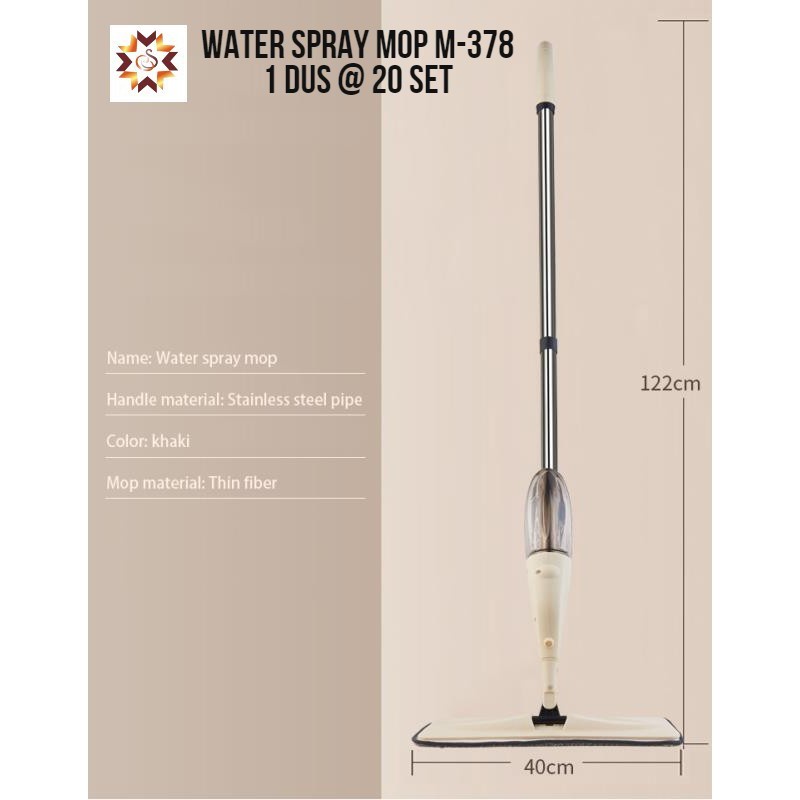 Water Spray MOP Alat Pel Lantai Alat Mengepel Modern Murah Praktis Anti Becek - Sunglass M378