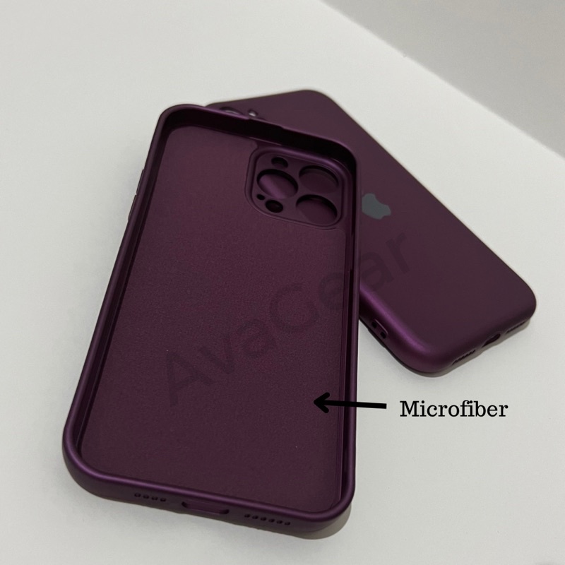 Silicone Softcase Deep Purple Special Color Like New Series For iPhone 11 12 13 14 Plus Pro Max