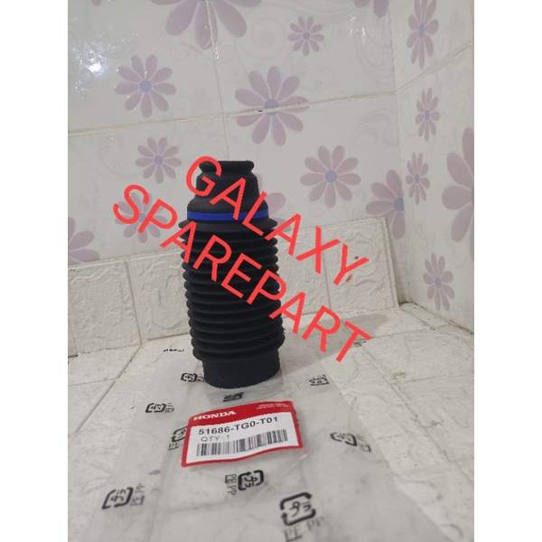 KARET TUTUP DEBU JAZZ RS_BOOT SHOCK DEPAN JAZZ RS ORIGINAL