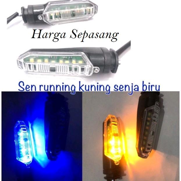 Lampu Sein Vario New 125-150-160 2 in 1, Sein Variasi Running