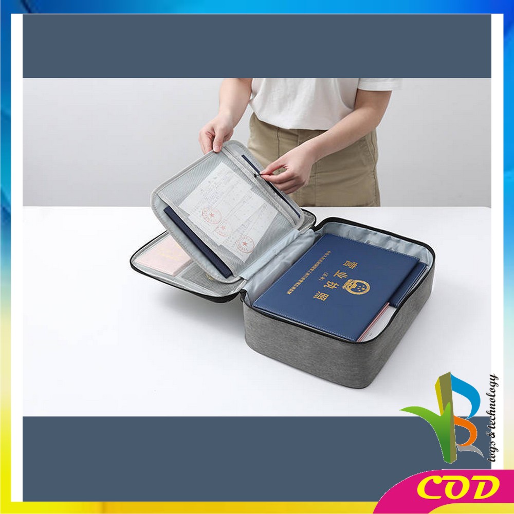 RB-C515 C516 Tas Dokumen Multifungsi / Tempat Penyimpanan Sertifikat File Dokumen Penting / Storage bag Travel Portable